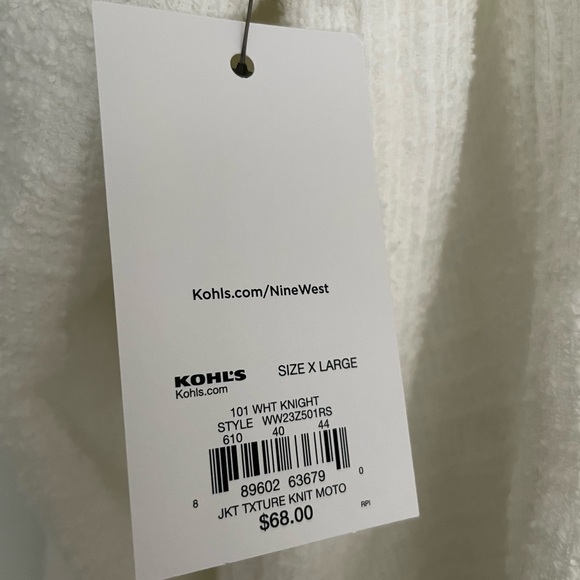 Nine West - NWT - White Jacket - XL - Picture 7 of 8